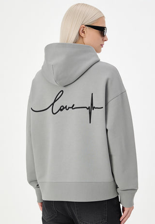 Hoodie Boxy Brodé "Frequency"
