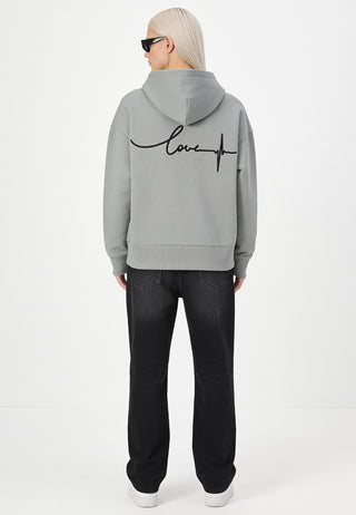 Hoodie Boxy Brodé "Frequency"