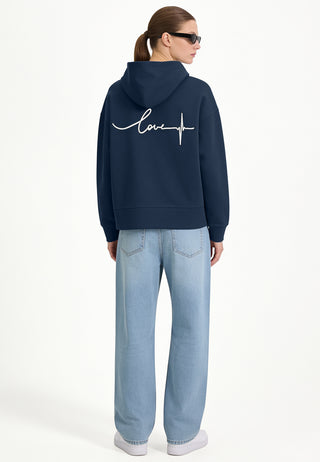 Hoodie Boxy Brodé "Frequency"