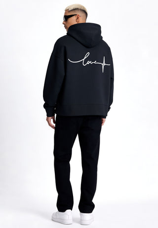 Hoodie Boxy Brodé "Frequency"