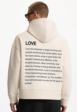 Hoodie Boxy "Love Definition"