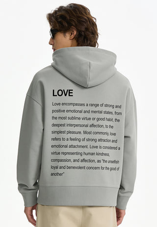 Hoodie Boxy "Love Definition"