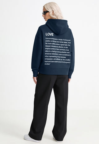 Hoodie Boxy "Love Definition"