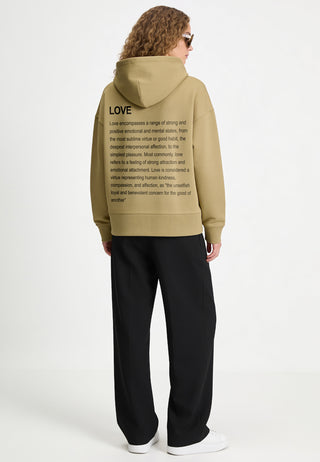 Hoodie Boxy "Love Definition"
