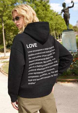 Hoodie Boxy "Love Definition"