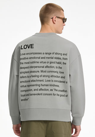 Sweatshirt Boxy "Love Definition"