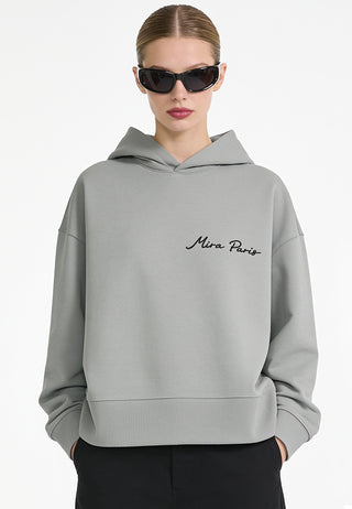 Hoodie Boxy Brodé "Love"