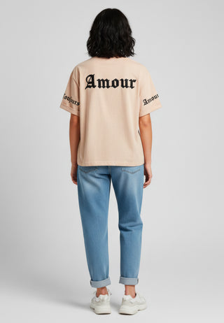 T-shirt Oversize "Amour Toujours"