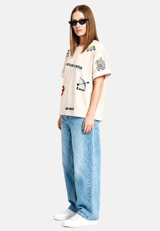 T-shirt Oversize "Tattoo Crush"