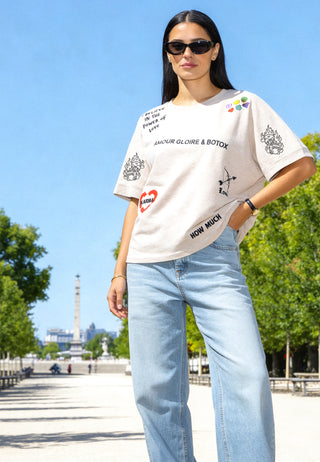 T-shirt Oversize "Tattoo Crush"