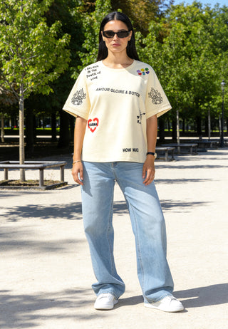 T-shirt Oversize "Tattoo Crush"