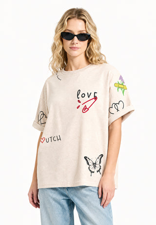 T-shirt Oversize "Tattoo Sweet"