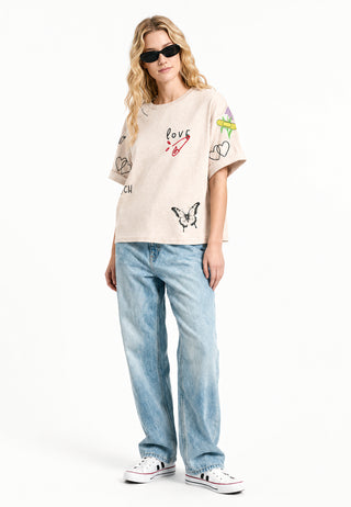 T-shirt Oversize "Tattoo Sweet"