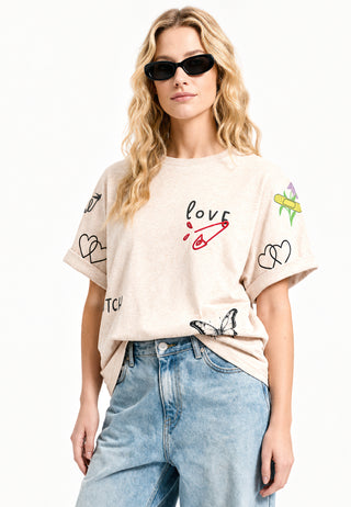 T-shirt Oversize "Tattoo Sweet"