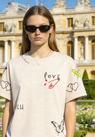 T-shirt Oversize "Tattoo Sweet"