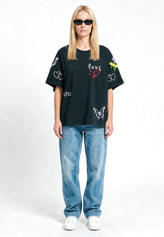 T-shirt Oversize "Tattoo Sweet"