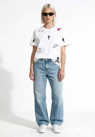 T-shirt Oversize "Tattoo Mi Amor"