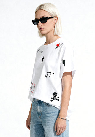 T-shirt Oversize "Tattoo Mi Amor"