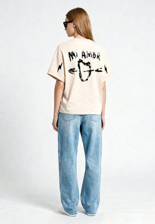 T-shirt Oversize "Tattoo Mi Amor"