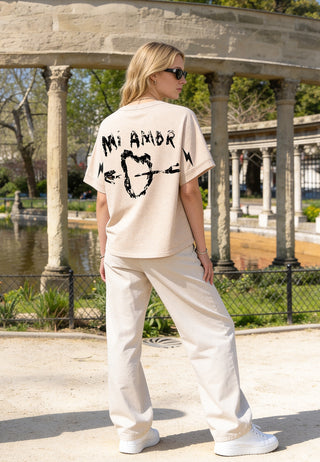 T-shirt Oversize "Tattoo Mi Amor"