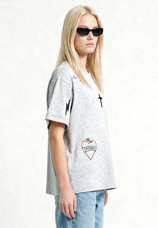 T-shirt Oversize "Tattoo Mi Amor"
