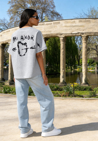 T-shirt Oversize "Tattoo Mi Amor"