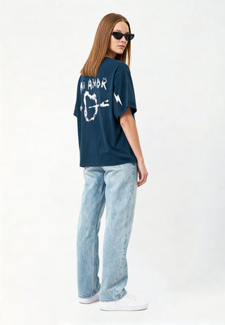 T-shirt Oversize "Tattoo Mi Amor"