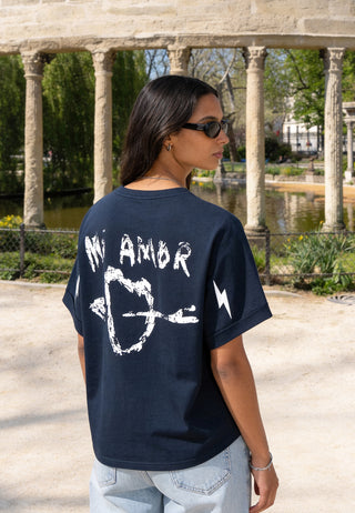 T-shirt Oversize "Tattoo Mi Amor"
