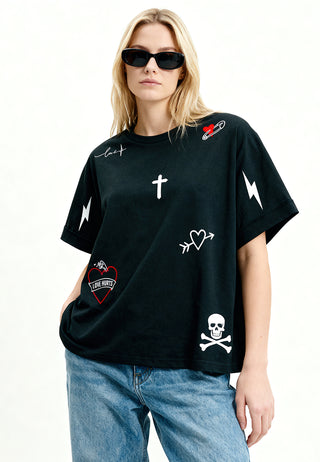 T-shirt Oversize "Tattoo Mi Amor"
