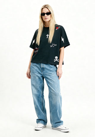 T-shirt Oversize "Tattoo Mi Amor"