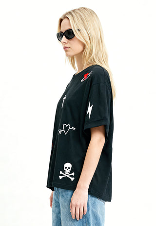 T-shirt Oversize "Tattoo Mi Amor"