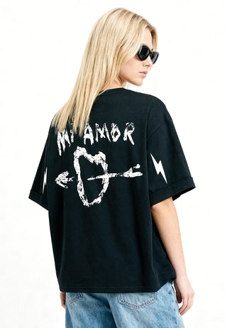 T-shirt Oversize "Tattoo Mi Amor"