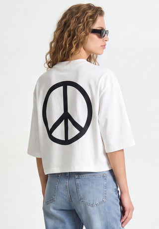 T-shirt Cropped "Take Care"
