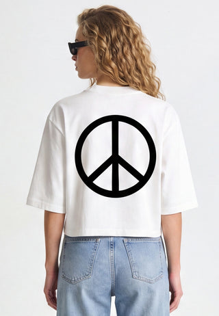 T-shirt Cropped "Take Care"