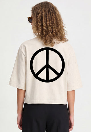 T-shirt Cropped "Take Care"