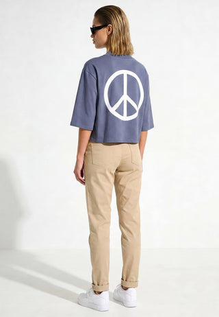 T-shirt Cropped "Take Care"