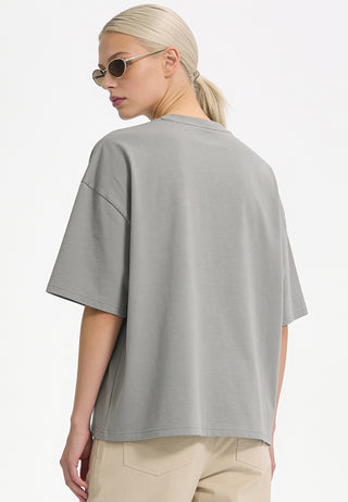 T-shirt Boxy Brodé "Love Wins"