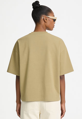 T-shirt Boxy Brodé "Love Wins"