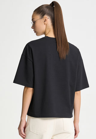 T-shirt Boxy Brodé "Love Wins"