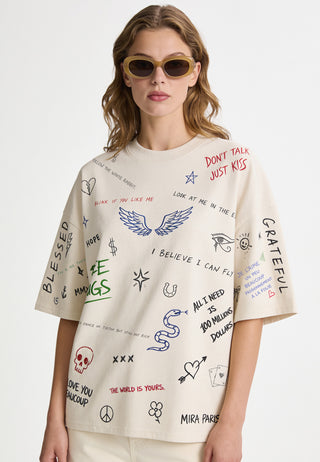 T-shirt Boxy "Back To School"