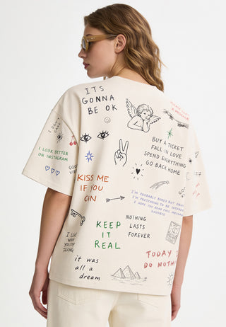 T-shirt Boxy "Back To School"