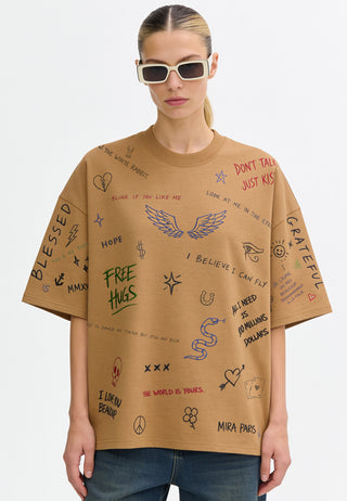 T-shirt Boxy "Back To School"