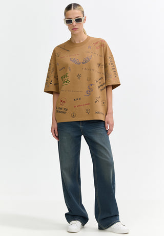 T-shirt Boxy "Back To School"