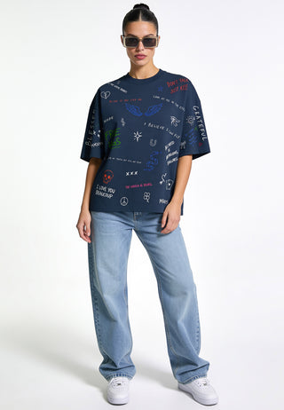T-shirt Boxy "Back To School"