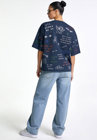 T-shirt Boxy "Back To School"
