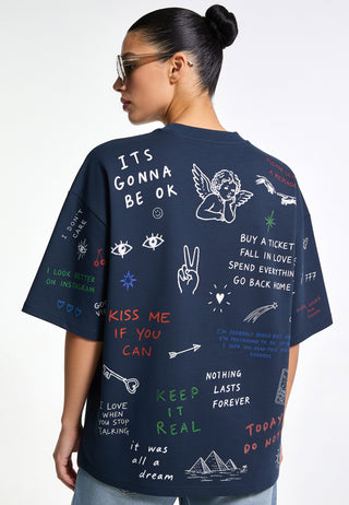 T-shirt Boxy "Back To School"