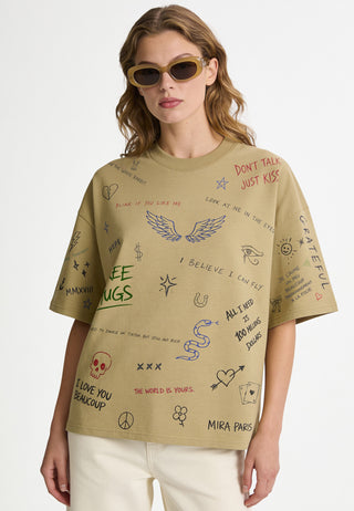 T-shirt Boxy "Back To School"