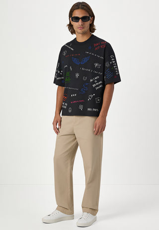 T-shirt Boxy "Back To School"