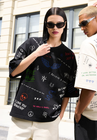 T-shirt Boxy "Back To School"