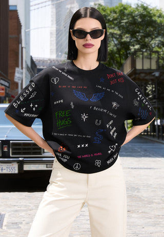 T-shirt Boxy "Back To School"